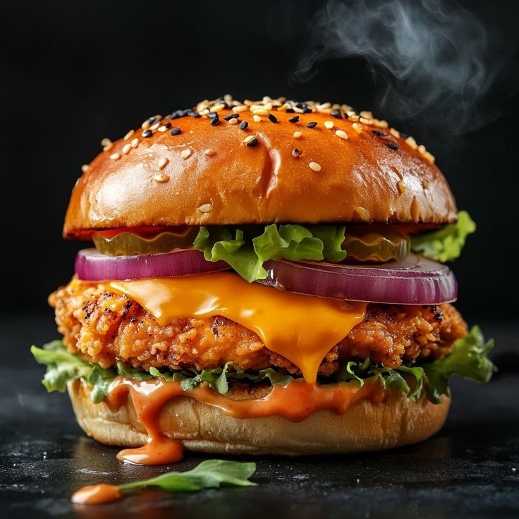 Spicy Crispy Zinger Burger