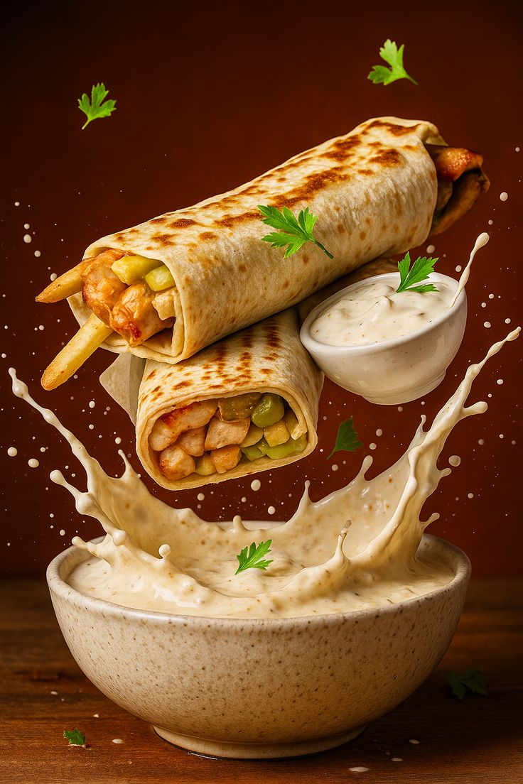 Royal Chicken Shawarma Wrap - Image 4