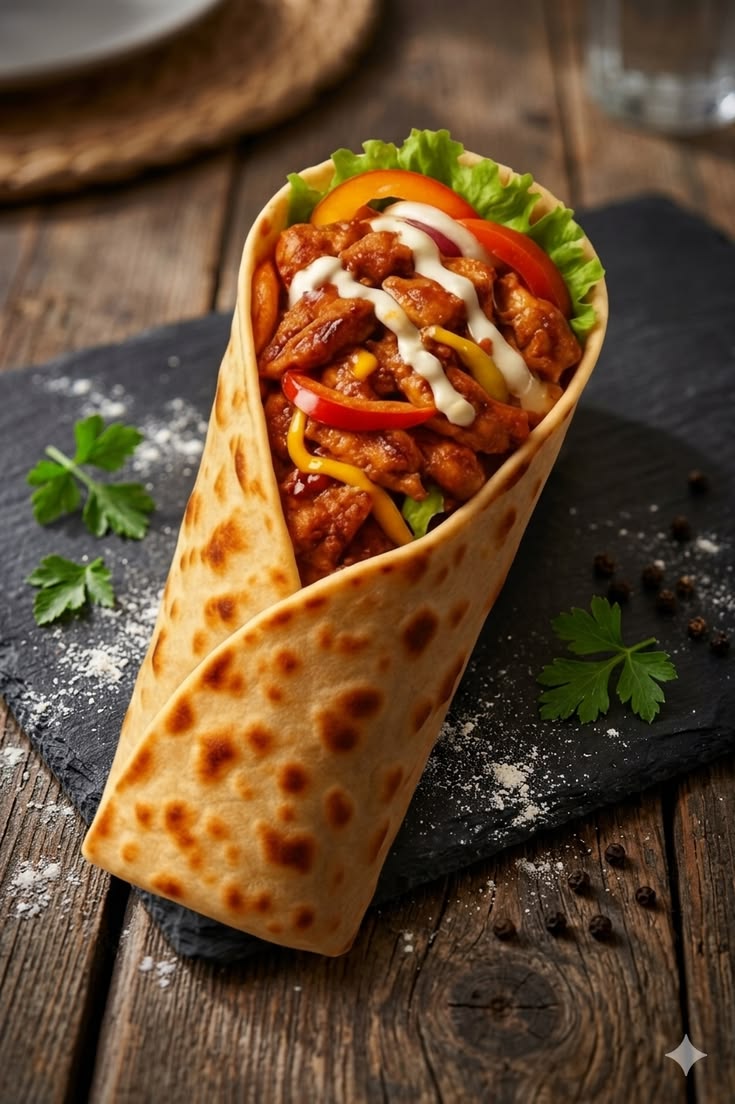 Royal Chicken Shawarma Wrap - Image 3