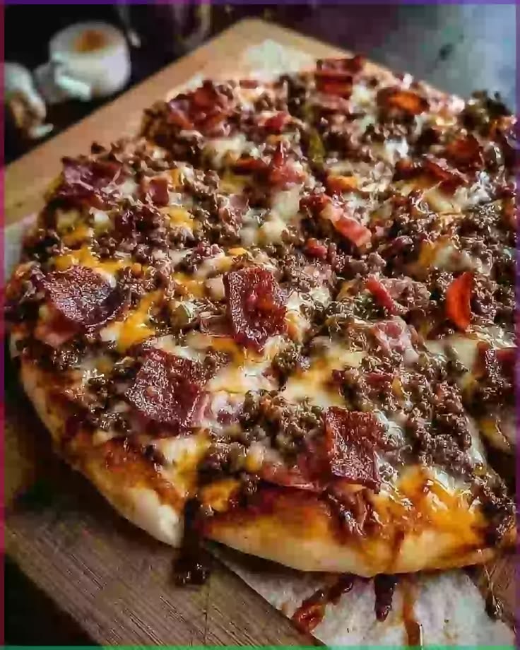 Royal Cheese Burst Meat Pizza - Image 2